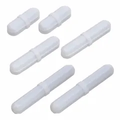 Stirring Bar Kit: Octagon, PTFE, 25 mm_38 mm_64 mm Overall Lg, 8 mm Dia, Autoclavable, White (MPN 303895). Key specifications — Color: White; Brand: DYNALON; Product Type: Stirring Bar Kit; Shape: Octagon.