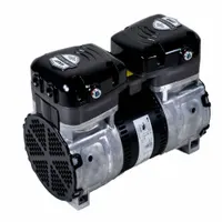 GAST Piston Air Compressor: 0.5 hp, 1 Phase, 115/120V AC/230/240V AC, 30 psi Max Continuous Pressure (MPN 87R647-PS101-N470X)