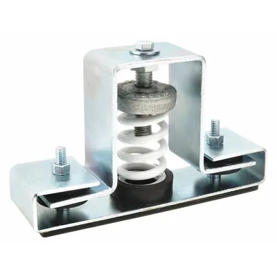 MASON Floor-Mount Vibration Isolator: Spring, 625 lb Capacity, 5 1/8 in Ht, 2 1/2 in Wd - Seismic & Wind Spring-Style Floor-Mount Vibration Isolators