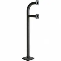 PEDESTAL PRO Dual Head SUV Pedestal: 58 in Overall Ht, Black, Pedestal, 12 in x 8 in, Black (MPN 58-9C-DSP)