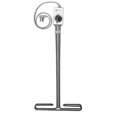 TEMPCO Sanitizing Sink/Tank Immersion Heater: 1 Phase, 240V AC, 6,000 W Watt - Suspended Immersion Heaters