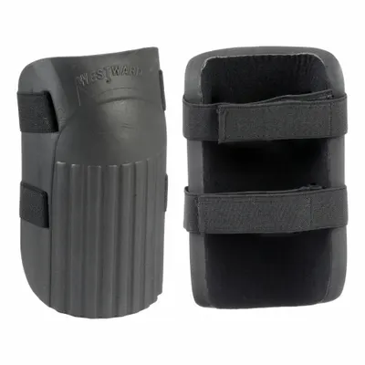 WESTWARD Knee Pad: Universal, 2 Straps, Hook-and-Loop - Non-Marring Knee Pads