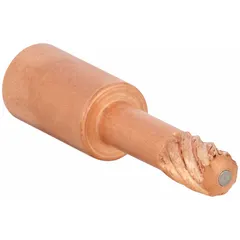 Standard-duty electrode for Thermal Dynamics PCH-10/20/25 handheld plasma torches. Rated at 40 A. Supplied in a 5-pack. Used in plasma cutting systems for arc initiation and cutting in fabrication and maintenance tasks.