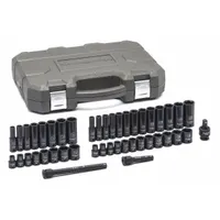 GEARWRENCH Socket Set: 3/8 in Drive Size, 5/16 in to 3/4 in/8 mm to 21 mm Socket Size Range, SAE (MPN 84916N)
