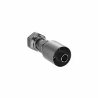 PARKER Hydraulic Crimp Fitting: Steel x Steel, Straight, -10 For Hose Dash Size, Female x Genderless (MPN 1JS77-10-10)