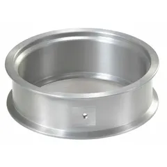This ultrasonic test sieve features a #30 US Standard Screen Size stainless steel screen and an aluminum frame. Outside diameter is 9 1/2 inches, height is 3 inches. Used for particle size analysis in industrial laboratories and quality control applications.