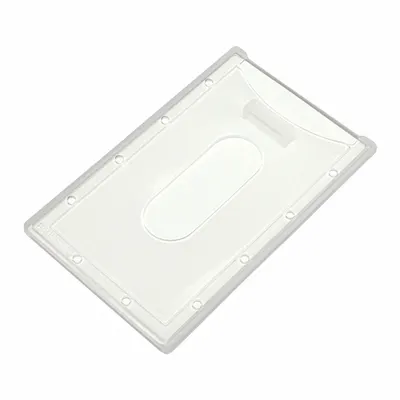 SICURIX Badge Holder: Pouch, Vertical, 3 3/4 in Badge Pouch Wd, 6 1/4 in Badge Pouch Ht - Sleeves & Holders for Badges