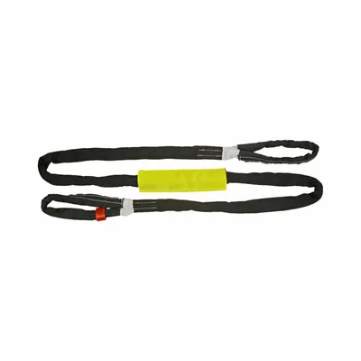TOW-ALL Tuflex Recovery Strap: 30 ft Overall Hook Size, 30 ft Overall Lg, White - Tow Straps