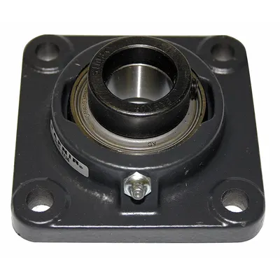 TIMKEN 4 Bolt Flange Bearing: Radial Ball, 1 1/4 in Bore, Cast Iron, Eccentric Collar - General Purpose Flange-Mount Ball Bearings