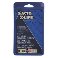 X-ACTO Replacement Blade: 1 17/32 in Blade Lg, 11/32 in Blade Wd, 43WA45/43WA46, 500 PK (MPN X511)