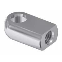 BANSBACH EASYLIFT Hinge Eye End Fitting: Aluminum, 10.2 mm Eyelet Dia (MPN 96155)