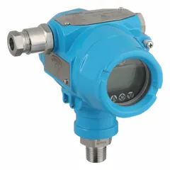 Intrinsically safe digital pressure transmitter with a -3 to 3 psi range and 4-20 mA output. Features an aluminum and 316 stainless steel enclosure rated NEMA 4X and IP66 with an NPT connection. Certified Class I, Div 1, Groups A, B, C, D for use in hazardous locations. Suitable for measuring low-pressure gases or liquids in explosive atmospheres.