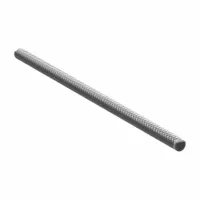 Gear Rack: Round, 20 mm Overall Dia, Module m 2, 500 mm Lg., Black Oxide Coated Carbon Steel (MPN SRO2-500)
