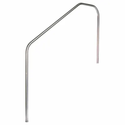 SPECTRUM Stair Rail: 18 in Setback, Dia 1.9 in, 0.145 in Thick, Fixed Legs, 74 in Ht - Pool Stair Rails