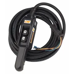 Pendant control station for CM Lodestar (627) electric chain hoists. Provides Up/Down functions. Includes 16.5 ft pendant cord. Compatible with manufacturer part number 2752. Used in industrial lifting applications for controlling hoist movement.