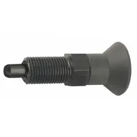 KIPP Indexing Plunger: Nonlocking, Steel, M12x1.5 Thread, 6 N to 18 N Nose Force (MPN K0630.21206)