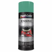 This solvent-based high heat enamel is formulated for metal surfaces such as engine blocks and engine accessories. It provides a gloss, smooth finish with a coverage area of 12 to 15 sq ft. Suitable for applications requiring heat resistance on metal components