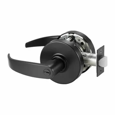 SARGENT Door Lockset: Passage Lever Locksets/Storeroom Lever Locksets, Black