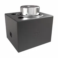 JERGENS Hydraulic Cylinder: Single Acting, 15,700 lbf Nominal Capacity, 1/2 in Stroke Lg, Vertical (MPN 60374)