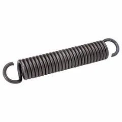 These carbon steel extension springs feature machine hook ends for secure attachment in tension applications. With an oil finish, they are suited for general industrial use where pulling force is required, such as in counterbalances, latches, and conveyor systems. Supplied as a 3-pack.