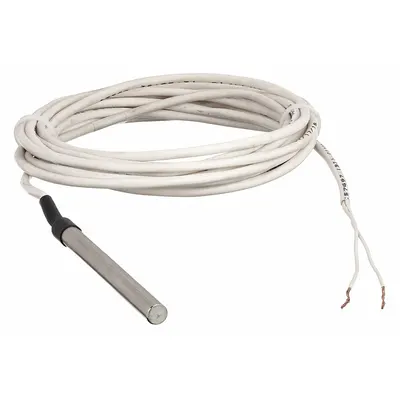 JOHNSON CONTROLS Temperature Sensor: Strap Mount, Conduit Box, -50°F to 220°F, Steel, Single Measurement - Surface and Cable Temperature Sensors