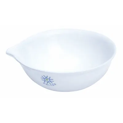 UNITED Evaporating Dish: 80 mL Capacity - mL, 80 mm Dia, 30 mm Overall Ht, Glazed - Evaporating Dishes