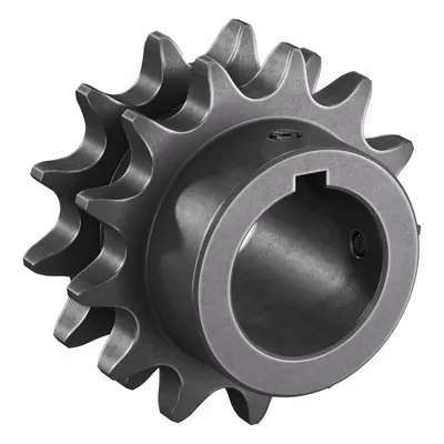 TRITAN Roller Chain Sprocket: 50-2, For 5/8 in Chain Pitch, 1 1/4 in Bore Dia - Size 50-2 Fixed-Bore Roller Chain Sprockets