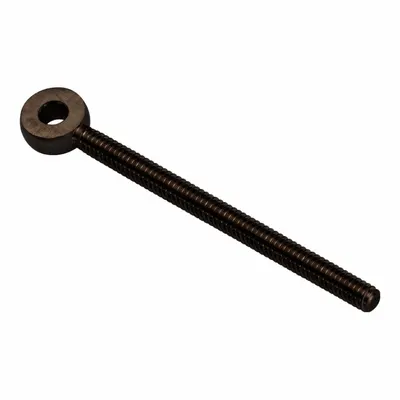 AMPG Fixed Rod End: Stainless Steel, Black Oxide, 5 in Hole Center-to-End Lg - Stainless Steel Male Threaded Fixed Rod Ends