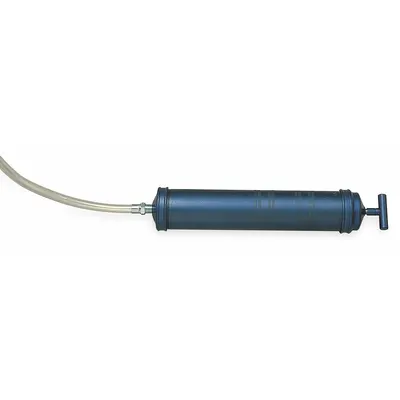 LINCOLN Suction Gun: 18 oz Capacity, Blue, 12 in Hose Lg, Flex - Suction Guns