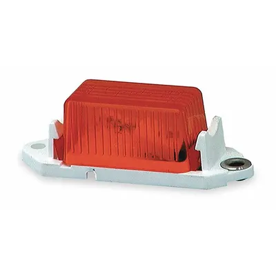GROTE Clearance Marker Lamp: Clearance Light, Incandescent, Triangle, Amber, Screw - Clearance Lights