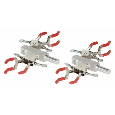 BURRELL SCIENTIFIC Multi Clamp: Clamp, Aluminum, Aluminum, 8 1/4 in Overall Lg - Lab Clamps