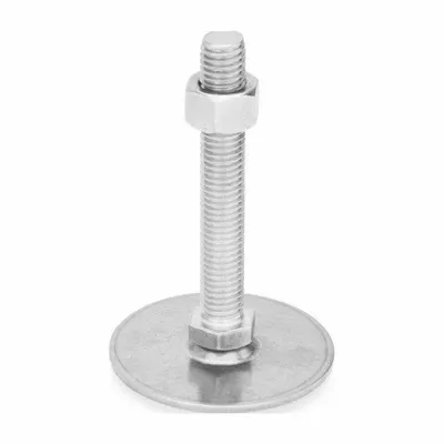 JW WINCO Male-End Leveling Mount: Swiveling Stud, 1/2"-13 Thread Size, 2.36 in - Swivel Male Leveling Mounts