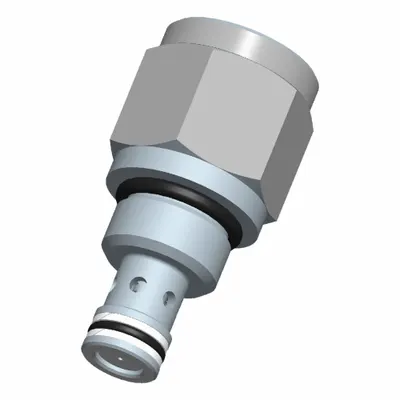 BUCHER HYDRAULICS Cartridge Valve: Screw-In, Screwdriver Adjustment, C08-20 Valve Cavity Size - Flow Control Cartridge Valves