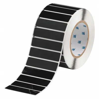 BRADY THTEP-175-593-.5BK Raised Panel Precut Label Roll - Brady Raised Panel Precut Label Rolls
