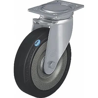 OEM Plate Caster: Swivel - General-Purpose Maintenance-Free Plate Casters