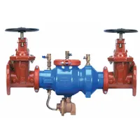 WILKINS Reduced Pressure Zone Backflow Preventer: 375A, Std Configuration, Ductile Iron, Flange (MPN 4-375A)