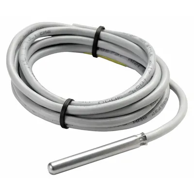 JOHNSON CONTROLS Temperature Sensor: Remote Cable, -40°F to 248°F, Stainless Steel, Single Measurement - Surface and Cable Temperature Sensors