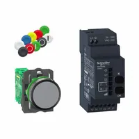 SCHNEIDER ELECTRIC Wireless Push Button Kit: 22 mm Panel Mounting Size, XB5R (MPN XB5RFA02)