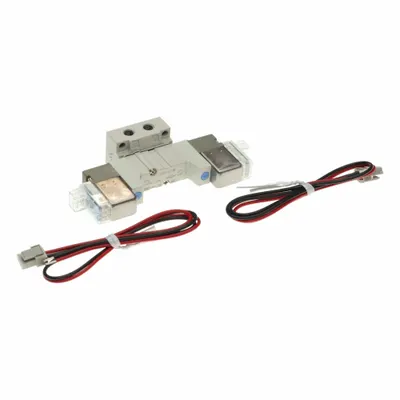 SMC Solenoid Air Control Valve: Five-Way / Two-Position, SYJ3000, Double Solenoid - SMC SYJ Series Directional Control Valves