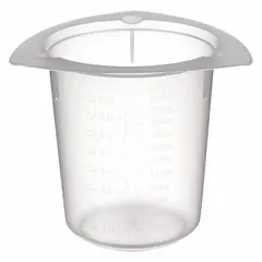 APPROVED VENDOR Tri-Pour Beaker, Low Form, 250 mL, Polypropylene, Translucent