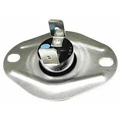 This limit control is a safety device used in HVAC systems to monitor supply air temperature. It shuts down the burner or electric heat if the temperature exceeds a safe threshold, preventing overheating and protecting heat exchangers in residential and light commercial furnaces.