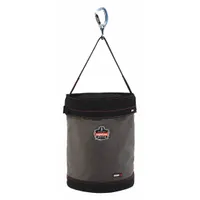 ERGODYNE Bucket Bag: 16 in W x 20 in H x 16 in L, Gray, Canvas, 0 Pockets, Buckle (MPN 5945T)