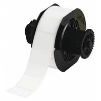 Pre-Cut Label Stock Roll: 1 in x 1 1/2 in, 1 1/2 in x 1 in, White (Matte), 1,250 Labels per Roll (MPN B33-235-7425-AC)