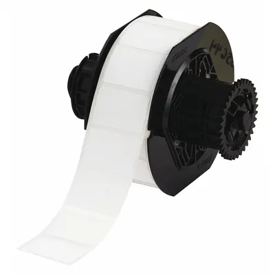 BRADY Pre-Cut Label Stock Roll: 1 in x 1 1/2 in, 1 1/2 in x 1 in, White (Matte) - Brady Sterilization-Indicating Precut Label Rolls