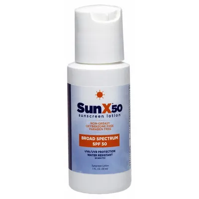 SUNX Sunscreen: 50 SPF, Lotion