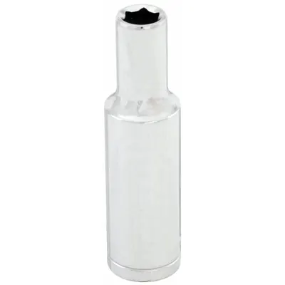 WESTWARD Socket: SAE, 3/8 in Drive Size, 3/8 in Socket Size, 6-Point, Deep, Chrome - 3/8" Drive Hand Sockets