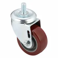COLSON Stem Caster: Inch, Swivel, 3 in Wheel Dia., 1 1/4 in Wheel Wd, 4 in Mounting Ht, Polyurethane (MPN 2.03354.92)