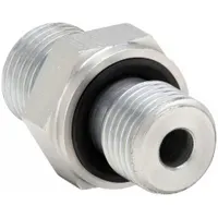 This steel hydraulic extreme-pressure pipe adapter features male threaded and male BSPP threaded connections, with pipe sizes of 3/8 in x 1/4 in. Rated for a maximum operating pressure of 9,200 psi, it is used to connect or adapt fluid-power lines in high-pressure hydraulic systems