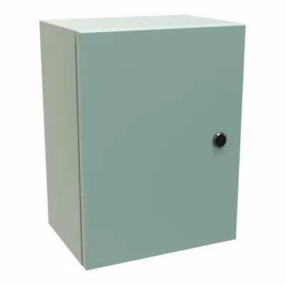 HAMMOND Electrical Enclosure: Steel, 16 in x 12 in x 8 in, NEMA 12/3R/4, Solid Cover - Steel Washdown Enclosures