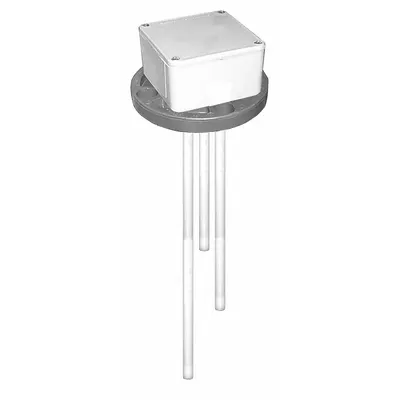 LUMENITE Liquid Level Probe: 3 Probes, Flange, 3 in Process Connection Size - Flange Connection Probes